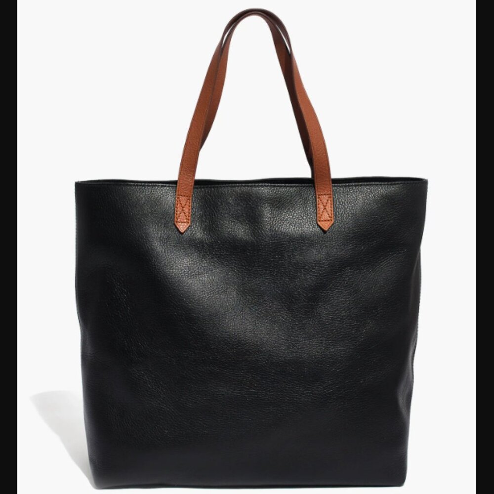 Madewell Large Transport Tote 'True Black Brown'